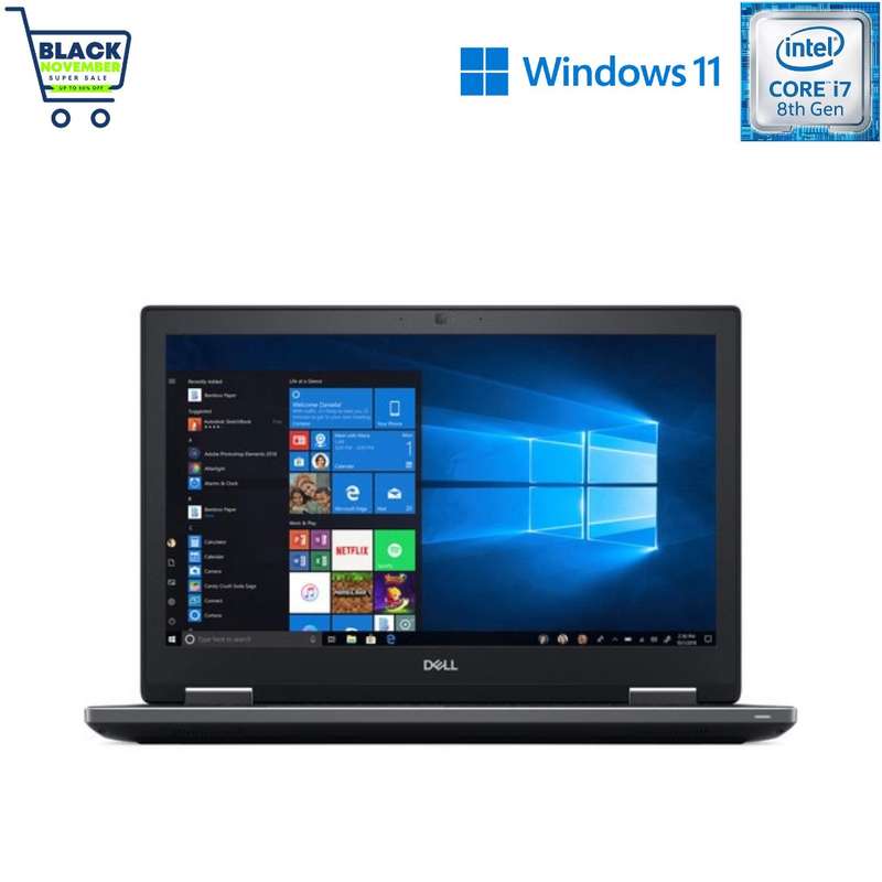 Dell Precision 7730 17.3 Inch Professional Design Laptop; i7 8850H; 32GB PC4; 512GB SSD; Nvidia P...