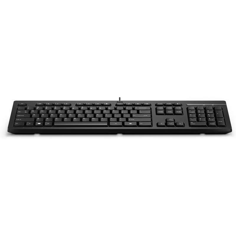 HP 125 USB Wired Keyboard Black US Layout -