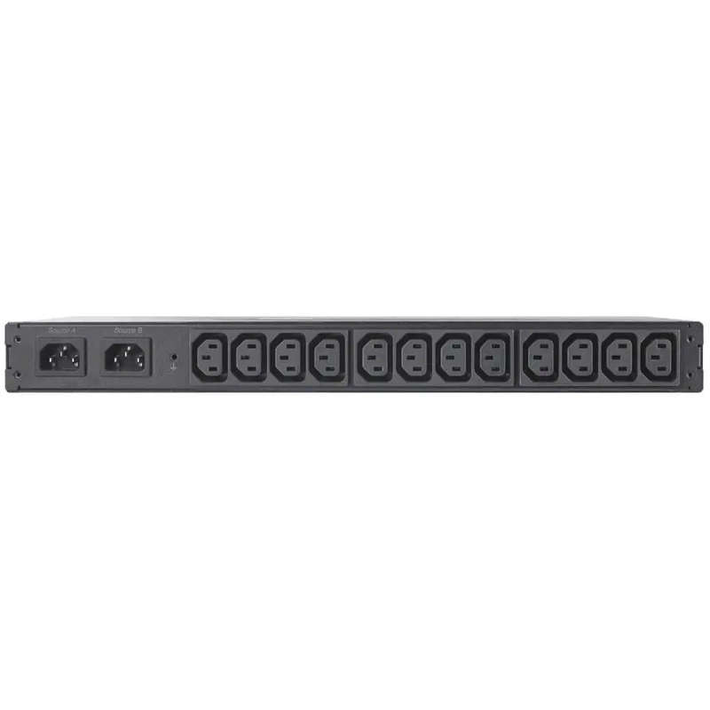 APC AP4421 Rack Automated Transfer Switch 10A/230V 12A/208V C14 in, 12 C13 Out; Open Box