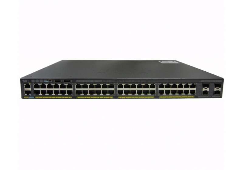 Cisco WS-C2960X-48FPS-L 48 GigE PoE 740W, 4 x 1G SFP Switch - Refurb