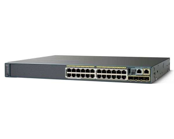 Cisco WS-C2960S-24PS-L 2960S 24 Port Gigabit PoE Switch -