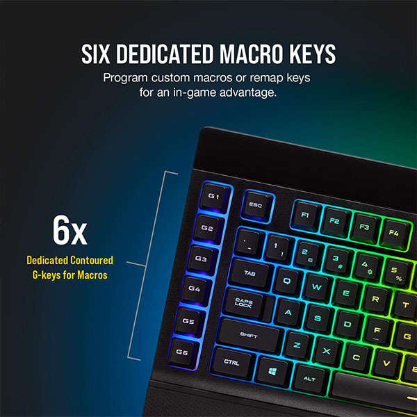 Corsair K57 RGB Wireless Gaming Keyboard - Pre=owned