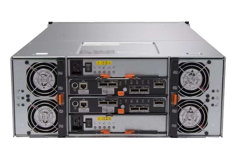 Dell PowerVault MD3260 Disk Array - 2 x Controllers - 2 x Fans - 2 x PSUs - 60 Bay LFF - Trays In...