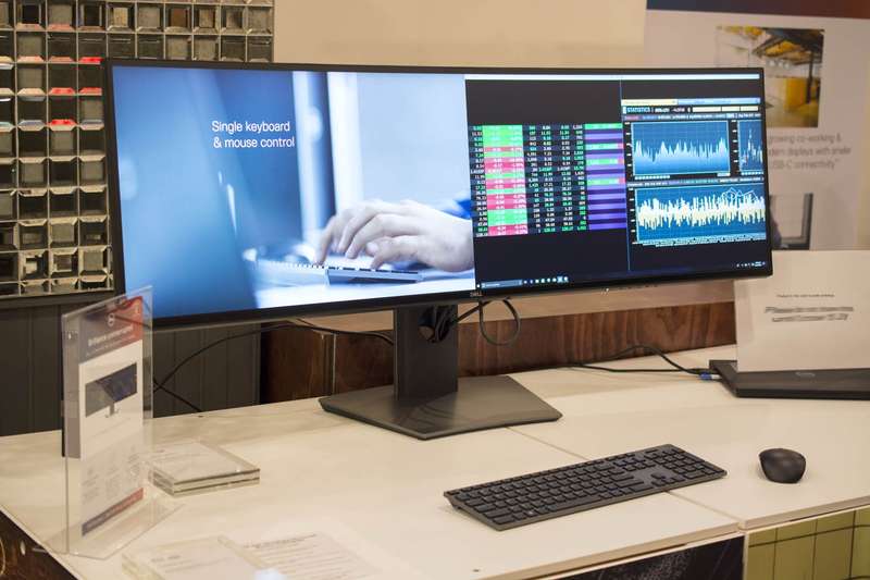 Dell U4919DW 49 Inch Curved Display  Damaged Box