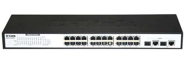 D-Link Des-1026G 24 100Mb Ports + 2 Gigabit Rj-45 Combined Ports 10/100 Switch - Refurb