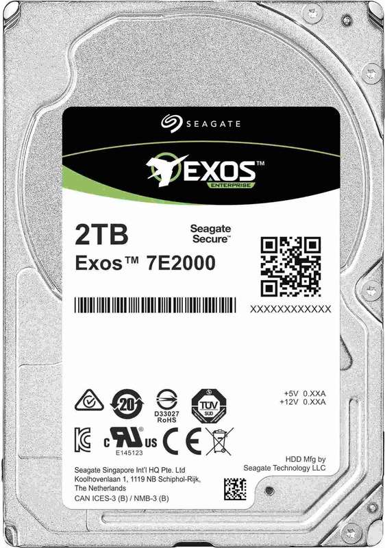 Seagate St2000Nx0253 Enterprise Capacity V.3 2TB 7200Rpm SATA 6GB/S 128Mb Cache (512E) 2.5-Inch H...