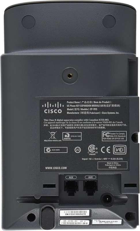 Cisco CP-7915 UC Phone Key Expansion Module - Open box