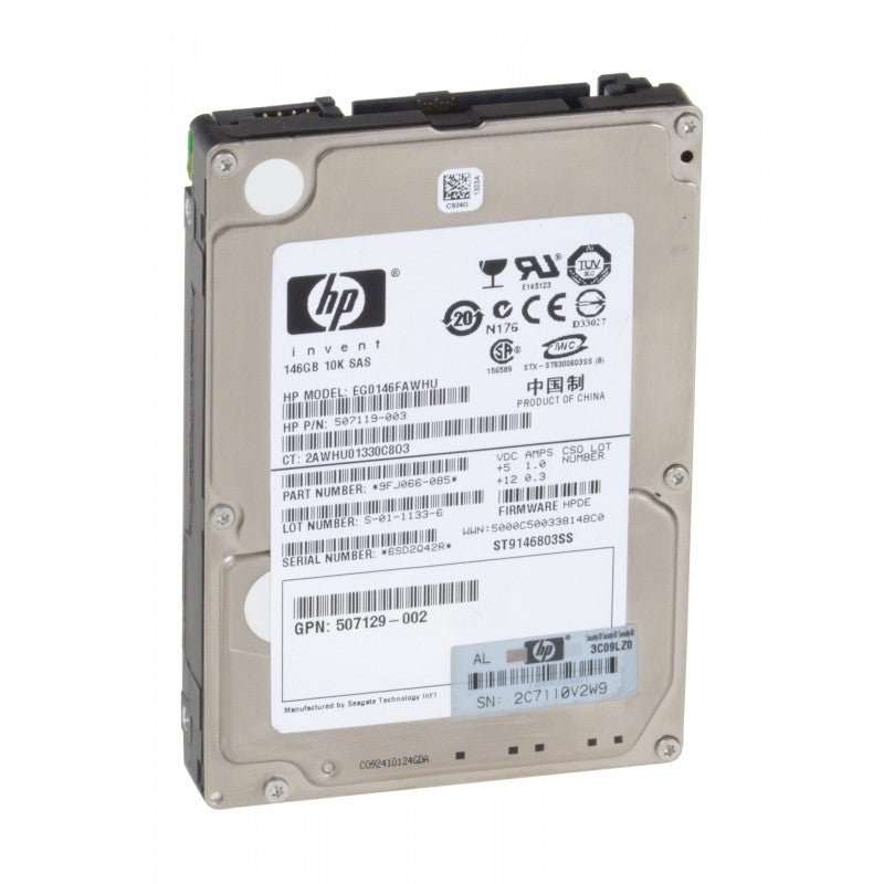 HP Eg0146Fawhu - 146GB SAS Hard Drive - 2.5" - 10 000 Rpm - 6GB/S
