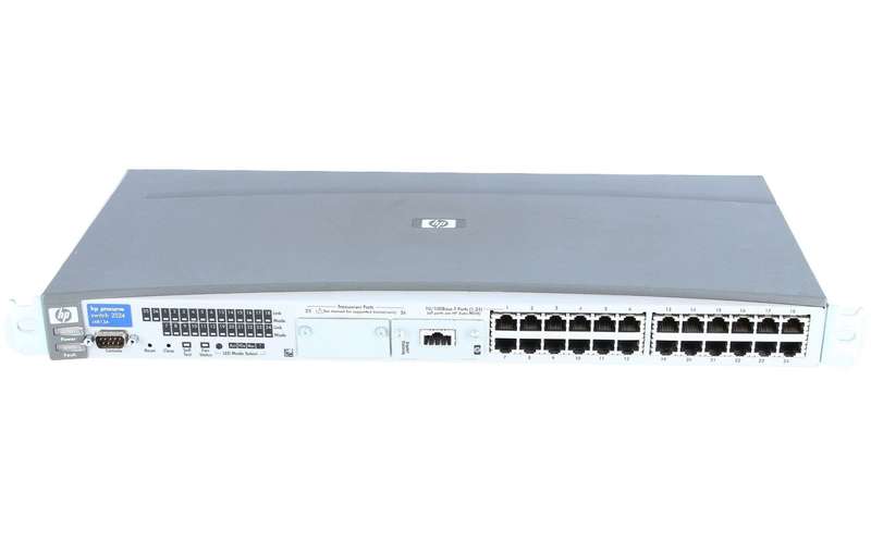 HP J4813A 2524 24 Port 10/100 Managed Layer 2 Switch - Used