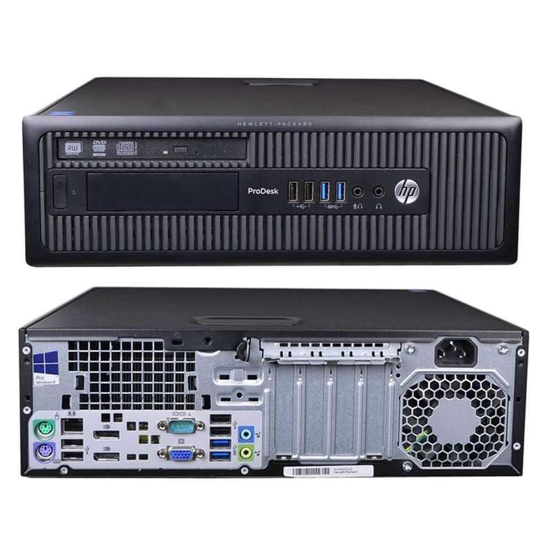 HP Prodesk 600 G1 SFF Computer; i3 4170; 4GB PC3; 500GB HDD; Win10Pro; Refurb