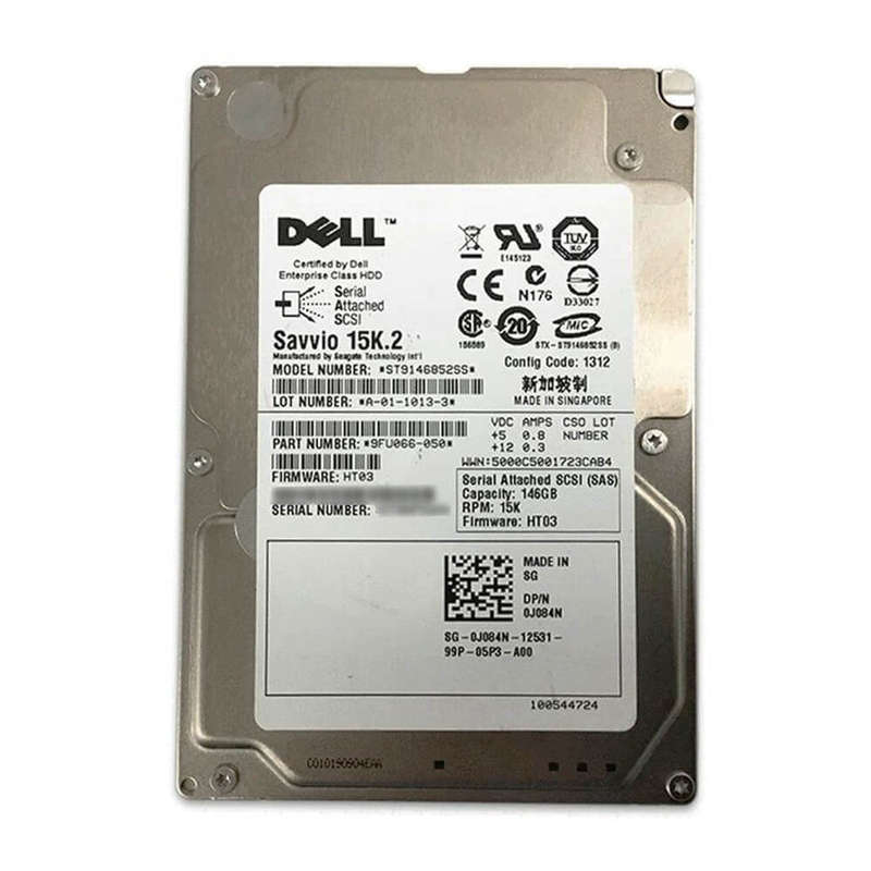 Dell St9146852Ss 2.5 Inch Sff 146GB SAS HDD - 15K - Used