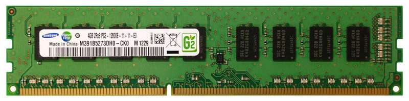 Samsung 4GB 2Rx8 Pc3-12800E-11-11-E3 Server Ram - Used