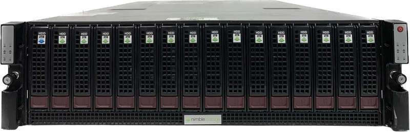 Nimble Storage ES1 Expansion Shelf 2x SAS Controller 2x PSU - 16 3.5" BAY - No Drives - Caddies I...