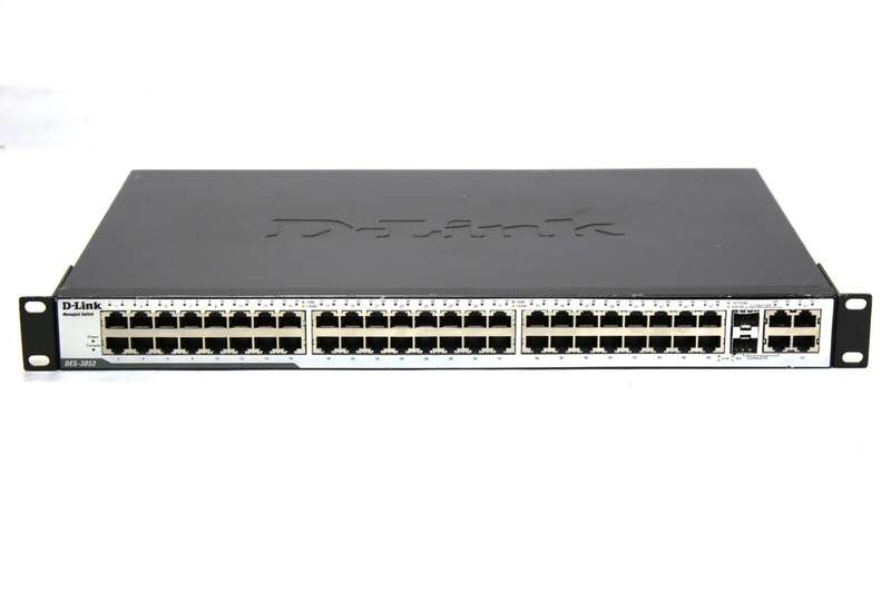 D-Link DES-3052 48 Port 10/100 Layer 2 Managed Switch + 2 1GB + 2 SFP - Refurb