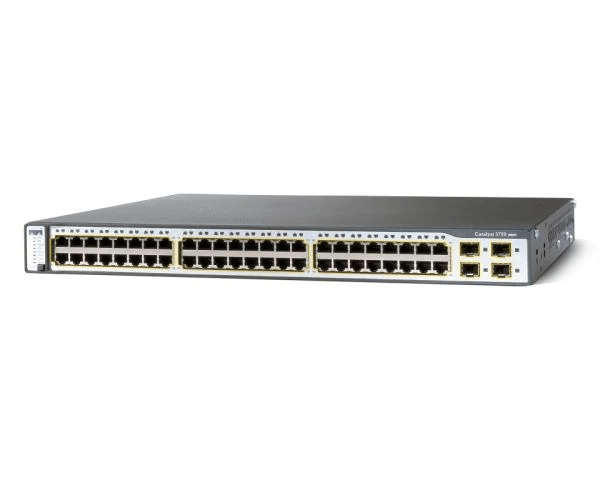 Cisco Ws-C3750-48Ps-S - 48 Port 10/100 Poe Switch - Refurb Switch