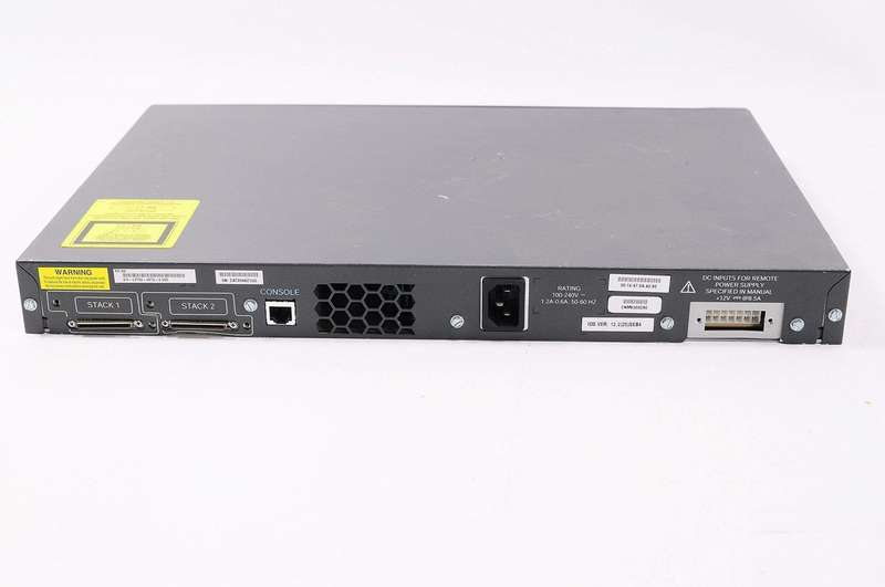 Cisco WS-C3750G-48TS-S 48 Port Gigabit Managed Stackable Switch  Refurb