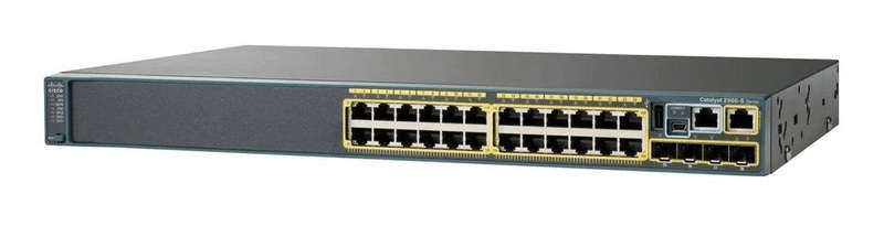 Cisco Catalyst Ws-C2960X-24Ts-L - 24 Gige, 4 X 1G Sfp, Lan Base Switch - Refurb Switch