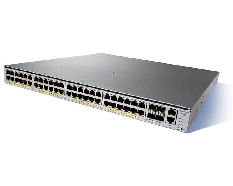 Cisco WS-C4948E-F 48 Port Gigabit PoE+ With 4 SFP Switch - Refurb