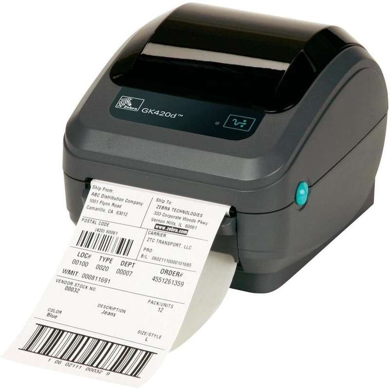Zebra Gx420D Direct Thermal Monochrome Label Printer - Demo