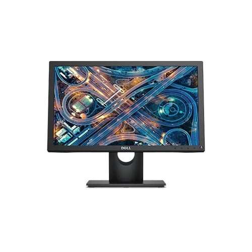 Dell E1916Hv Black Led Monitor (1366 X 768) Vga Only - Tilt (Vga Cable Included)