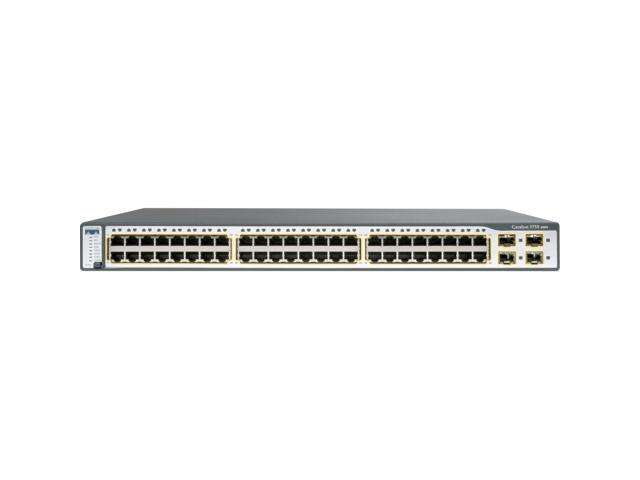 Cisco Ws-C3750-48Ps-S - 48 Port 10/100 Poe Switch - Refurb Switch