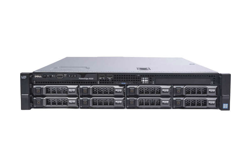 Dell PowerEdge R530 8 Bay LFF 2U Rackmount Host Server - 2 x Xeon E5-2623 V3 - 64GB DDR4 - 2 x 30...
