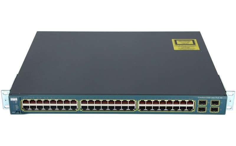 Cisco Catalyst Ws-C3560-48Ps-S - 48 10/100 Poe + 4 Sfp Switch - Refurb Switch