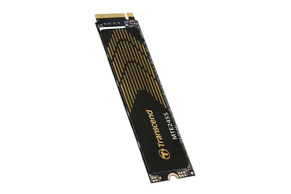 TRANSCEND 500GB MTE245S PCI-E  GEN 4X4 M.2 NVMe 2280 SSD 3D TLC - 4800 MB/s Read 4000 MB/s Write ...
