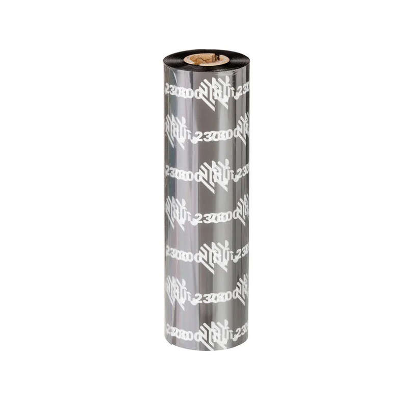 Zebra Original Wax Ribbon; 110mmx450m; 2300; Standard; 25mm core for ZT Series