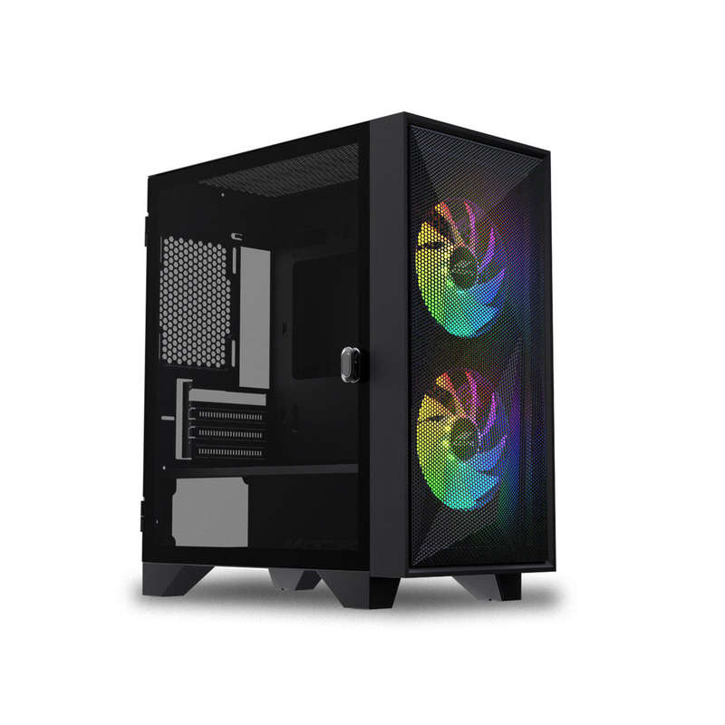 OCPC SCURA MESH M-ATX PC CASE 2X140MM AR