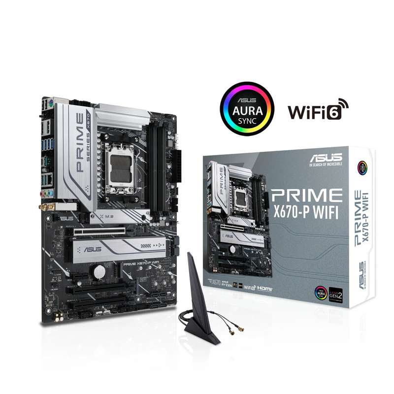 ASUS Motherboard/AM5/4xDIMM/Max. 192GB/DDR5/1xDP/1xHDMI/3xPCIe4.0x16/1xPCIe3.0x1/3xM.2/ 6xSATA/RA...