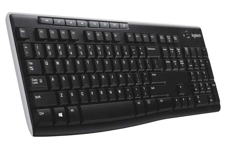 920-003736 - LOGI K270 Wireless Keyboard  Unifying USB receiver Spill resistant full size layout