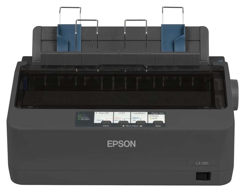 C11CC24031 Epson LX-350 Dot Matrix Printer; 80 col; 9 Needles; RS-232; Bidirectional parallel; US...