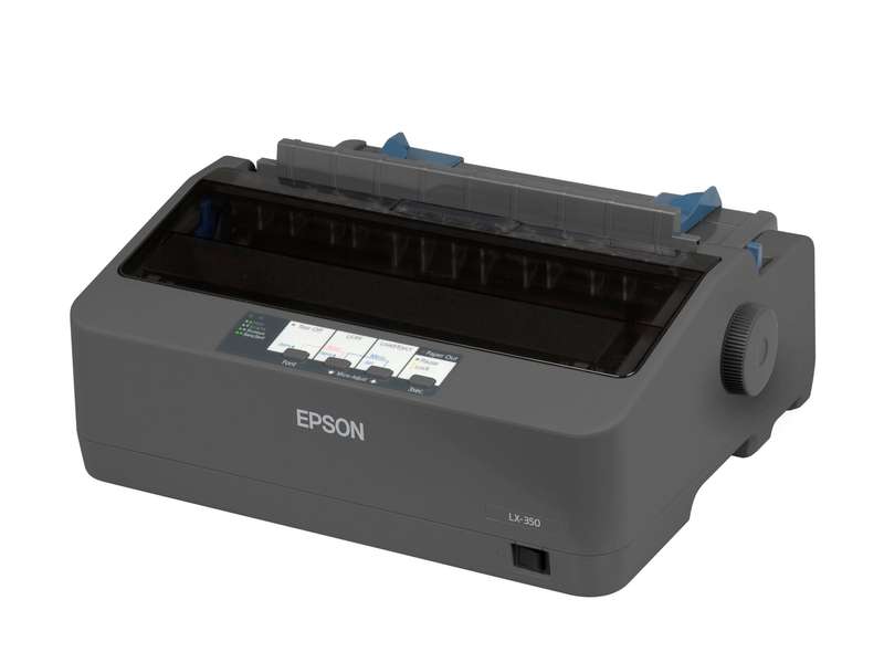C11CC24031 Epson LX-350 Dot Matrix Printer; 80 col; 9 Needles; RS-232; Bidirectional parallel; US...