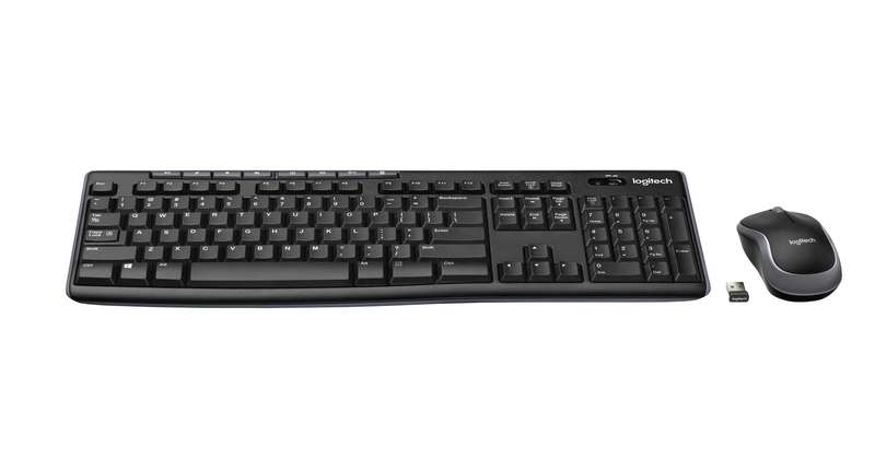920-004509 - LOGI MK270 Wireless Keyboard and Mouse Combo Nano USB receiver Full size spill resis...