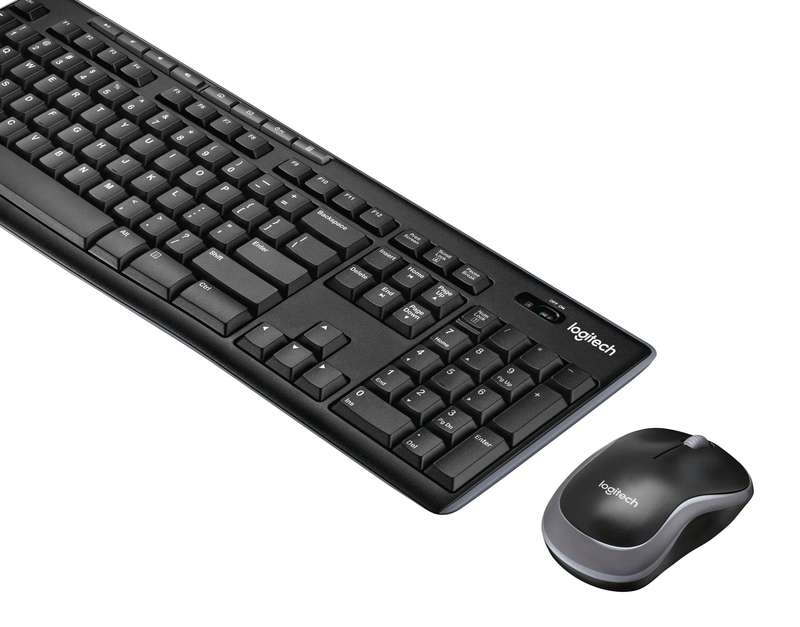 920-004509 - LOGI MK270 Wireless Keyboard and Mouse Combo Nano USB receiver Full size spill resis...