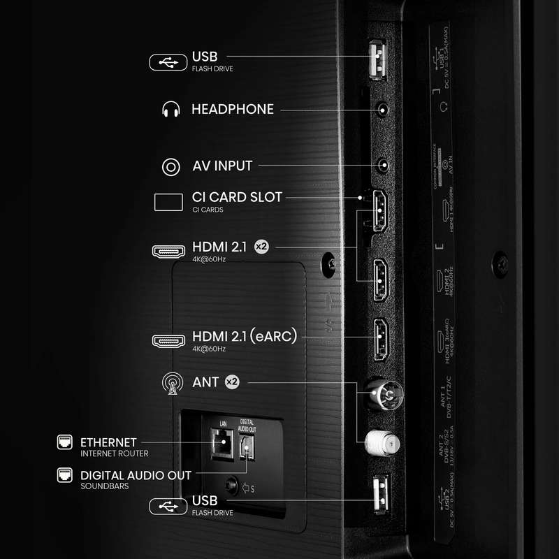 Hisense  50A6N 50inch UHD 4K;Precision Colour;Game Mode Plus;Dolby Vision;Smooth Motion ;Dolby Au...