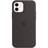 Apple iPhone 12 and 12 Pro Silicone Case with MagSafe - Black, Model A2497