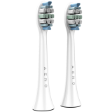 AENO Replacement toothbrush heads, White, Dupont bristles, 2pcs in set (for ADB0003/ADB0005 and A...
