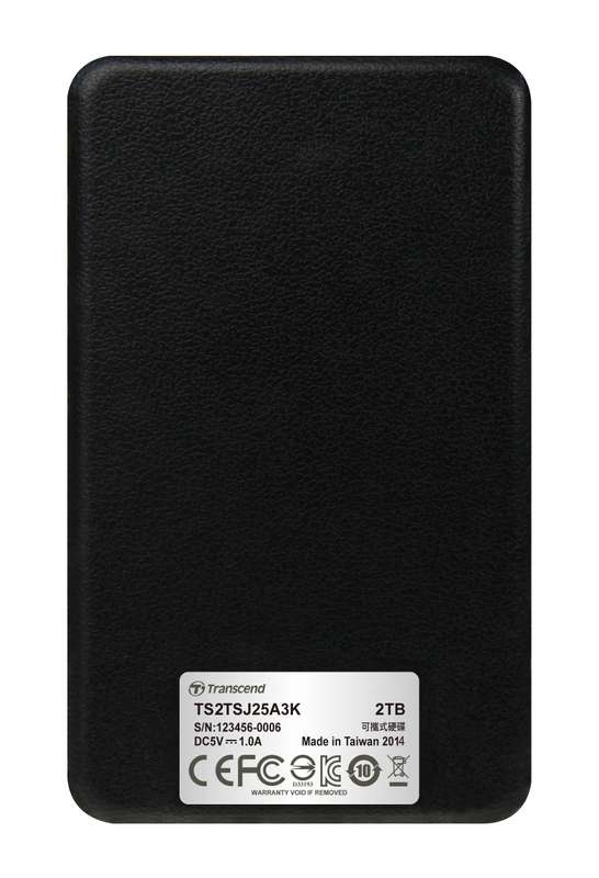 TRANSCEND STOREJET 2.5'' 2TB 25A3 USB 3.1  HDD