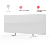 AENO Premium Eco Smart Heater, 700W, Tempered glass, Infrared+convection heating type, Plug type:...
