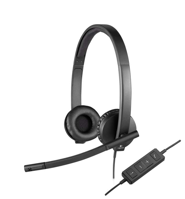 Logitech VC - Headset H570e Stereo (Double Ear) USB