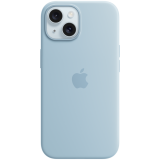iPhone 15 Silicone Case with MagSafe - Light Blue,Model A3123