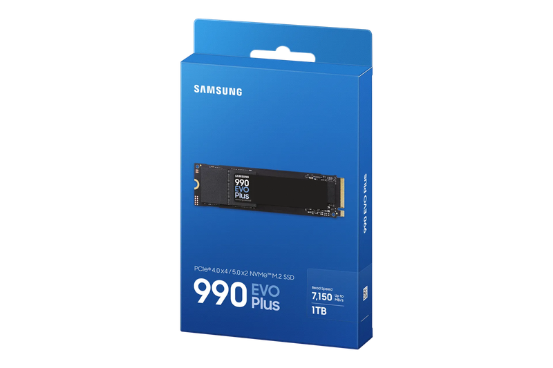 SAMSUNG MZ-V9S1T0BW 990 EVO Plus 1TB NVMe SSD - Read Speed up to 7150 MB/s; Write Speed to up 630...