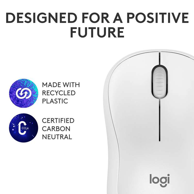 910-007120 - LOGI M240 Silent Bluetooth Mouse - OFF WHITE.