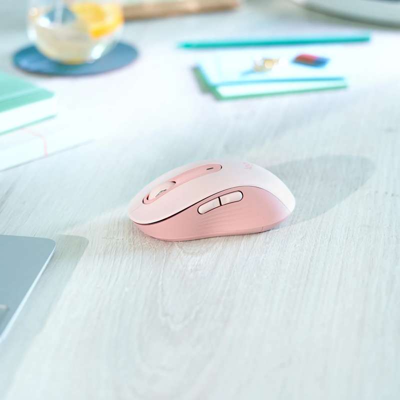 Logitech M650 Signature Wireless Mouse  Ergonomic, Silent Click, Bluetooth & USB Connectivity