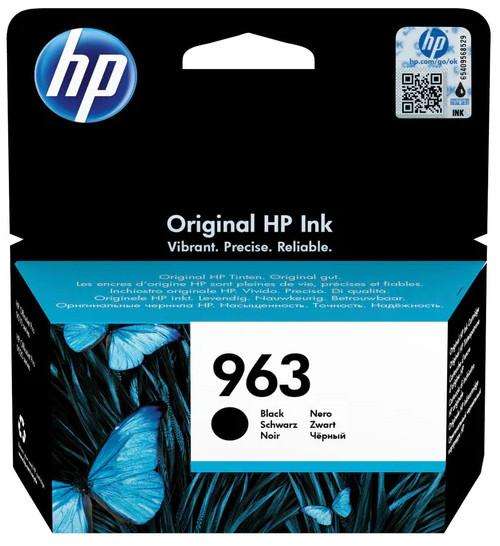 HP 963 BLACK INK CARTRIDGE FOR OFFICEJET PRO 9000 SERIES (PAGE YIELD 1000)