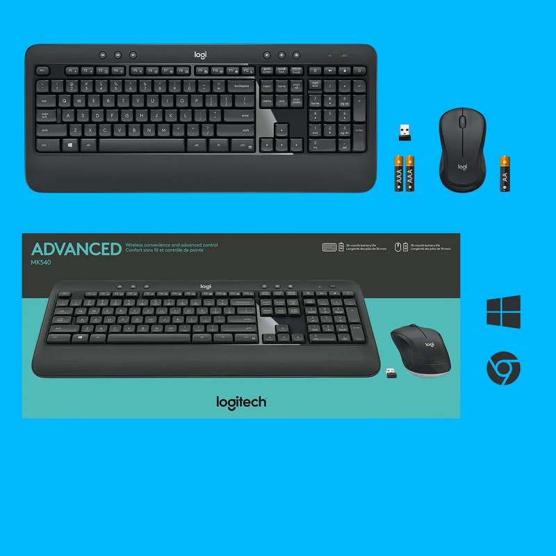 920-008685 - LOGI MK540 Wireless Keyboard and mouse Combo Unifying USB receiver