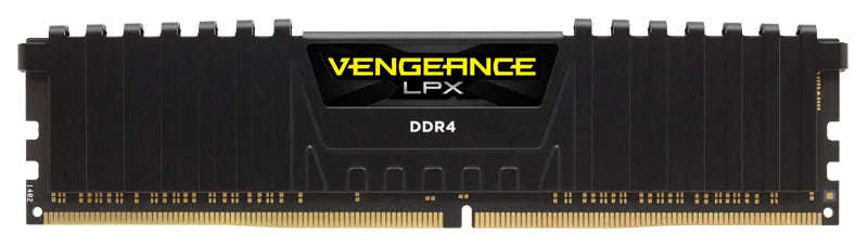 Corsair VENGEANCE® LPX 16GB (1 x 16GB) DDR4 DRAM 3000MHz C16 Memory Kit; 16-20-20-38; 1.2V; Black