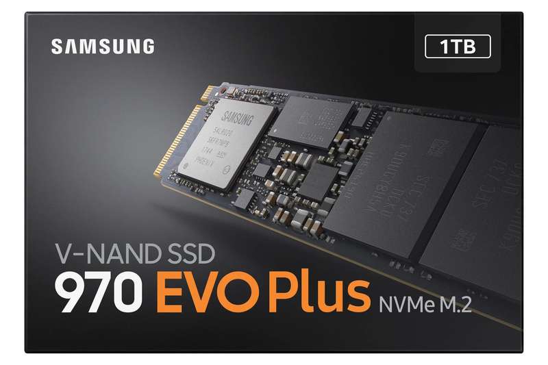 SAMSUNG 970 EVO Plus 1TB NVMe SSD - Read Speed up to 3500 MB/s; Write Speed to up 3300 MB/s 600 T...